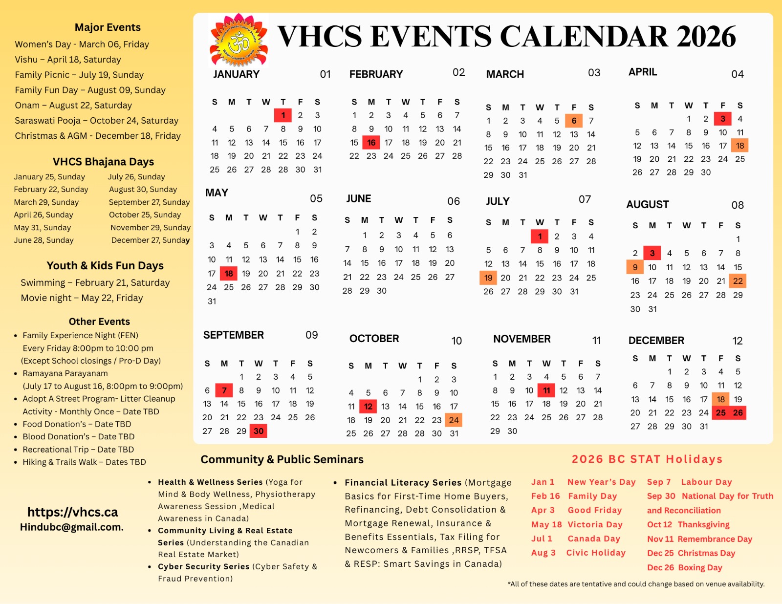 Event Calendar